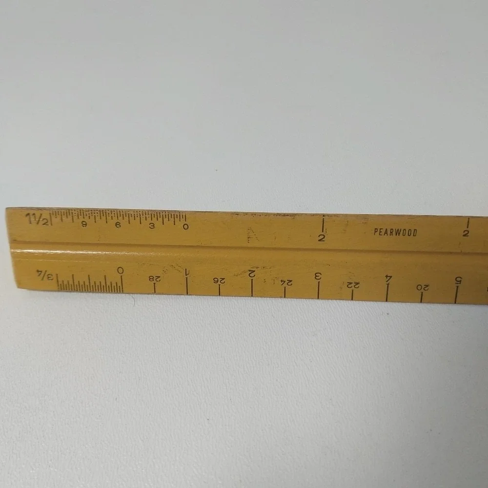 VINTAGE‎ TRIANGLE 3 SIDED RULER GRAMERCY GENUINE BOXWOOD MADE IN GERMANY
